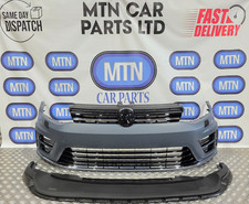 FRONT BUMPER FOR VW GOLF MK 7 R R20 WITH SPLITTER AND GRILLS GRILL VOLKSWAGEN
