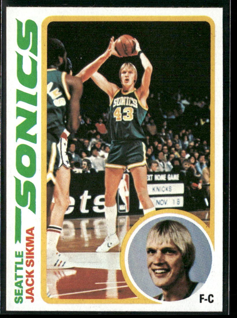 1978-79 Topps - Jack Sikma Rookie #117 ~ NM-MT ~