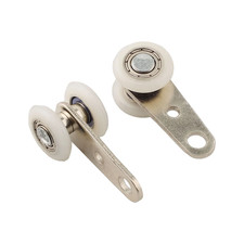 2/4Pcs Curtain Rails Pulleys Sliding Door Pulley Hanging Track Pulley Block for