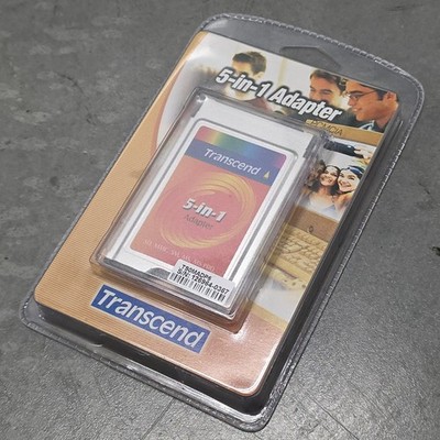 New TRANSCEND 5 in 1 Adapter TS0MADP5 Sealed SD Memory Stick