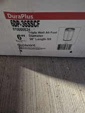 DuraVent DuraPlus Triple Wall Chimney Stove Pipe 6"x36" (6DP-36SS)