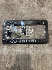 For Infiniti Black License Plate Frame