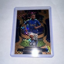 Panini Select La Liga Haissem Hassan Real Oviedo Prizm Rookie /99 Soccer Card