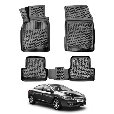 Floor Mats Liner for Renault Fluence 2009-2026 TPE All Weather