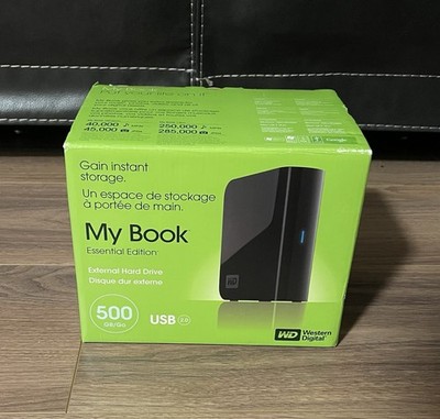 Western Digital External Hard Drive 500 GB My Book Essential Edition USB 2.0