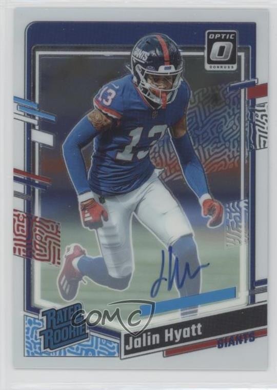 2023 Panini Donruss Optic Rated Rookie RPS 63/199 Jalin Hyatt #279 Auto 6q5