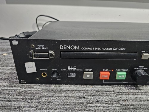 K658 Denon DN-C630 Broadcast CD Player XLR Ausgänge symmetrisch Analog Audio XLR - Bild 2 von 15
