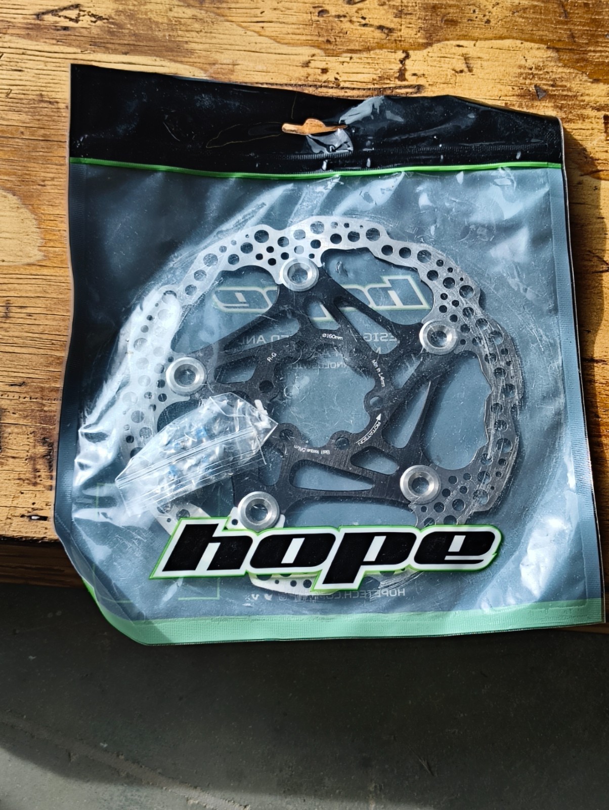 Hope 160mm Black Brake Rotor Brand New