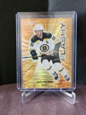 25-26 Upper Deck Allure Flashy Forwards Orange Spectrum #FF7 David Pastrnak /299