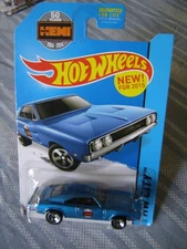 Hot Wheels HW CITY 1969 DODGE CHARGER 500 HEMI BLUE B5