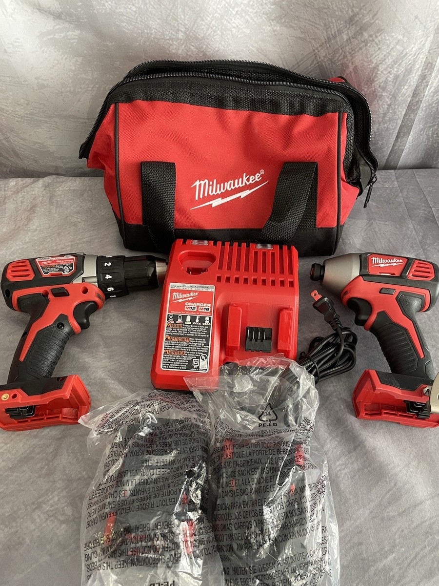Milwaukee Cordless Drill Combo Milwaukee M18 Impact And Drill Set