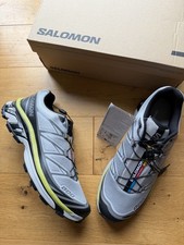 Salomon XT-6 Trail Shoes Alloy Black Dark Citron BNIB UK 11.5