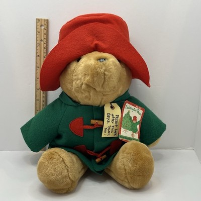 Vintage 1996 Paddington Bear Plush Stuffed Animal 16'' Toy NO BOOK INCLUDED