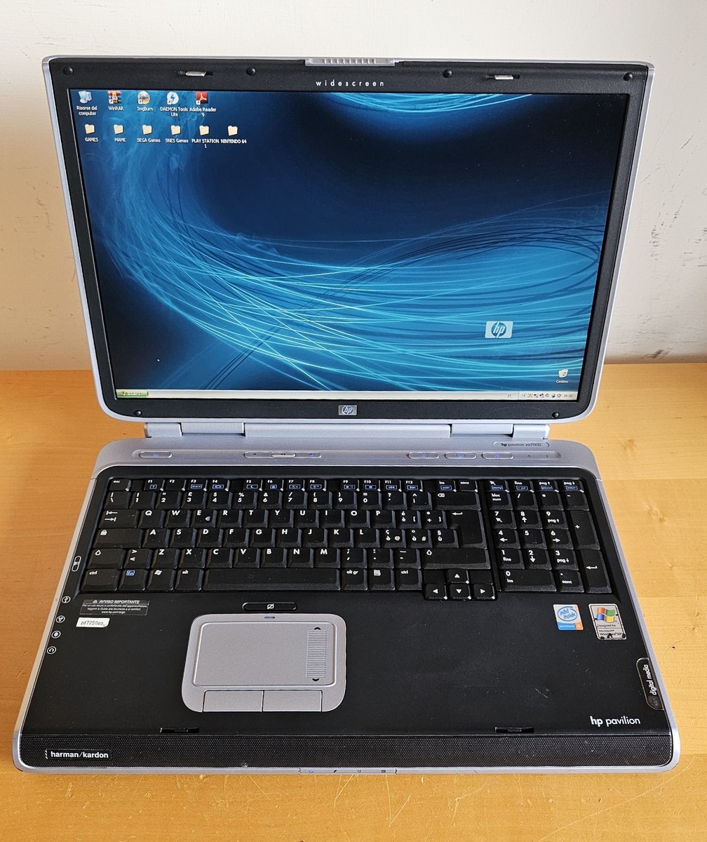 Pc Notebook Retrogaming N64 PS1 SNES SEGA HP Pavilion ZD7000