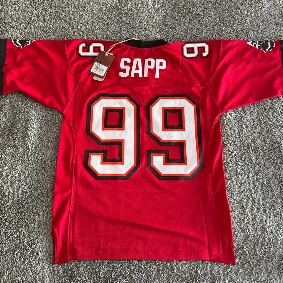 Mitchell & Ness 2002 Warren Sapp NFL Tampa Bay Buccanners Legacy Jersey Sz 44L - Image 2 of 4
