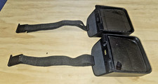 Pairuniversal Tow Mirrors Clip-on Adjustable Hook And Loop Strap Jeep Truck Car