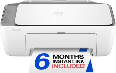 HP DeskJet 2923 Wireless All-in-One Color Inkjet Printer, Scanner, Copier, 6