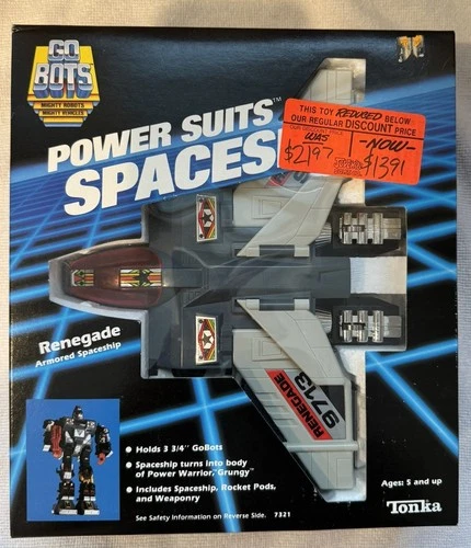 Gobots Renegade Power Suit Spaceship 1985 Complete Tonka In Original Box