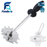 Grillschaber Edelstahl 30,5 Cm FüR Grillrost Und Grillplatte GrillzubehöR