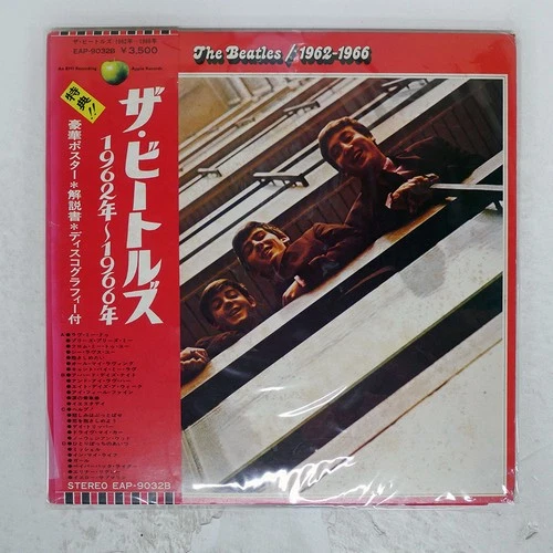 BEATLES 1962-1966 APPLE EAP9032B Japan OBI VINYL 2LP
