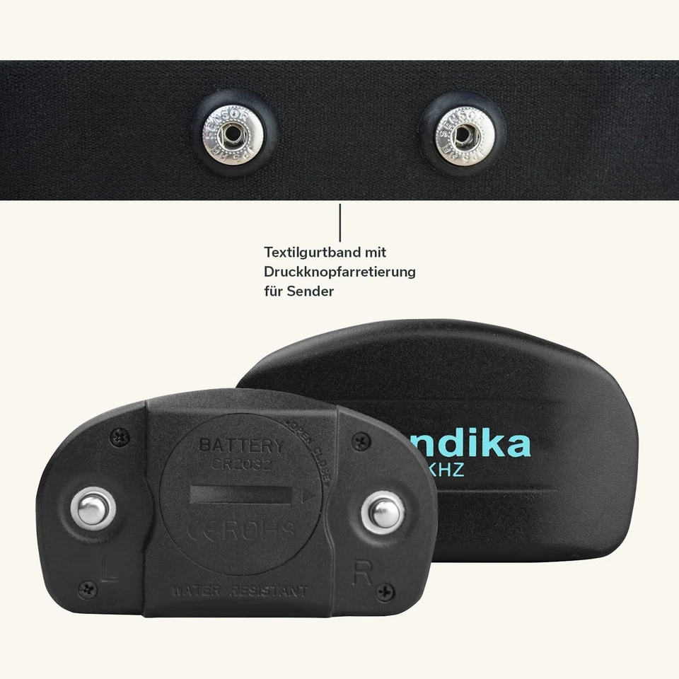Skandika Brustgurt 5,3 KHz uncodiert Herzfrequenzmesser für Sportgeräte Neu - Bild 3 von 4