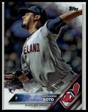 2016 Topps #692 Giovanni Soto Rainbow Foil Cleveland Indians Rookie