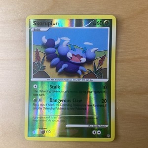 Skorupi - 73/100 - Common Reverse Holo - Stormfront - Pokemon Card (NM)