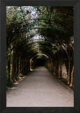 Betreten Sie das Labyrinth Gerahmtes Wandbild Poster Leinwanddruck Bild