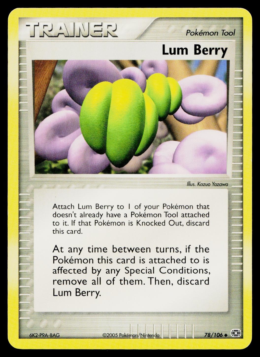 Lum Berry 78/106 Uncommon Emerald Pokemon Near Mint