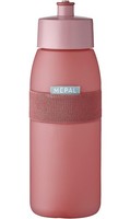 Mepal Ellipse Sportflasche 500Ml Praktisch SpüLmaschinenfest Bpa-Frei Vivid Mauv