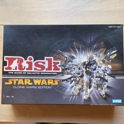 #ad Parker Brothers Risk Star Wars Clone Wars Edition Board Game $20.00