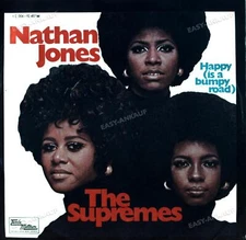 The Supremes - Nathan Jones / Happy (Is A Bumpy Road) 7" (VG/VG-) ´