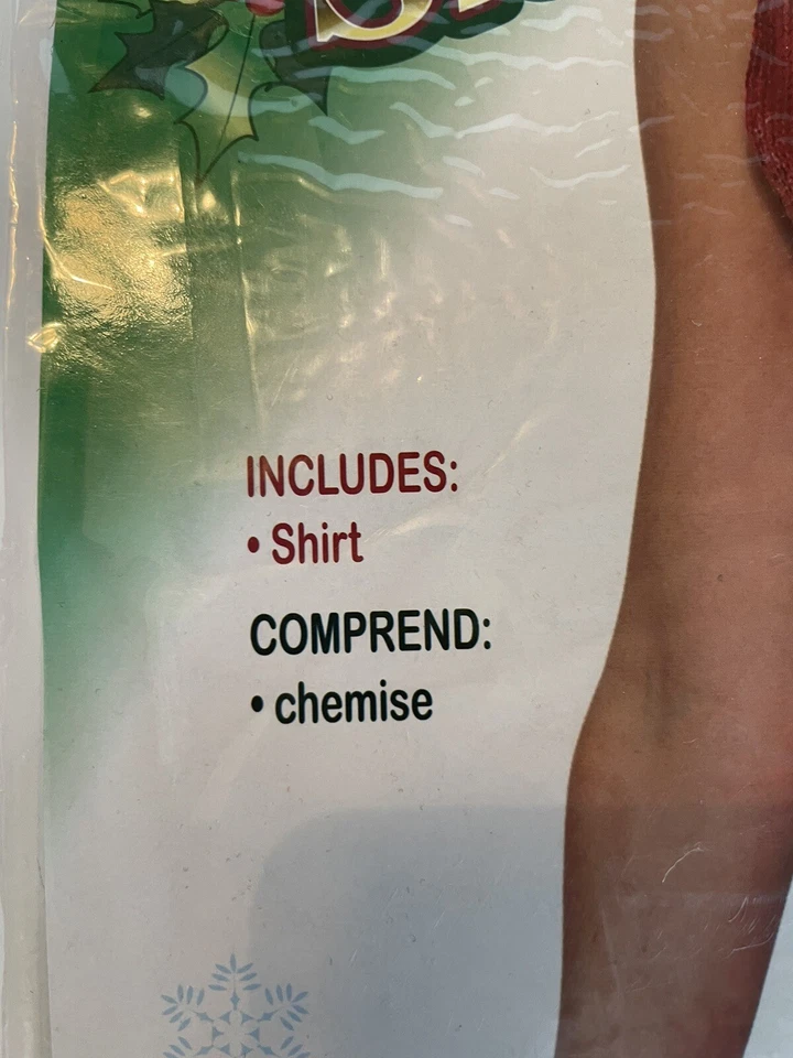 全新 女式 M/L 圣诞背心亮片衬衫“我爱圣诞老人”服装 圣诞老人女士 — 第 2/4 张图片