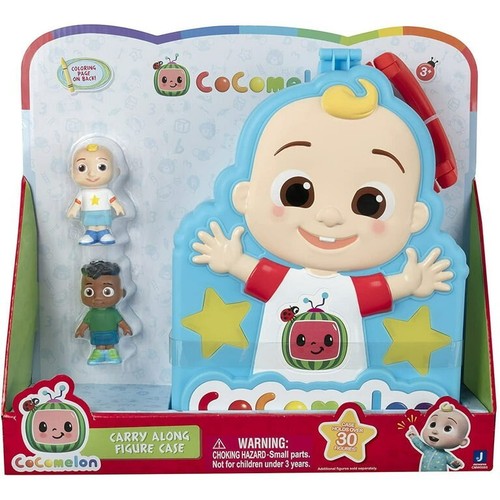 Estuche de transporte CoComelon juguete para niños pequeños JJ y figuras Cody juguete de viaje - Imagen 2 de 8
