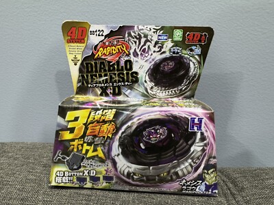 READ DESCRIPTION! Diablo Nemesis X:D Metal Masters Fury Beyblade BB-122