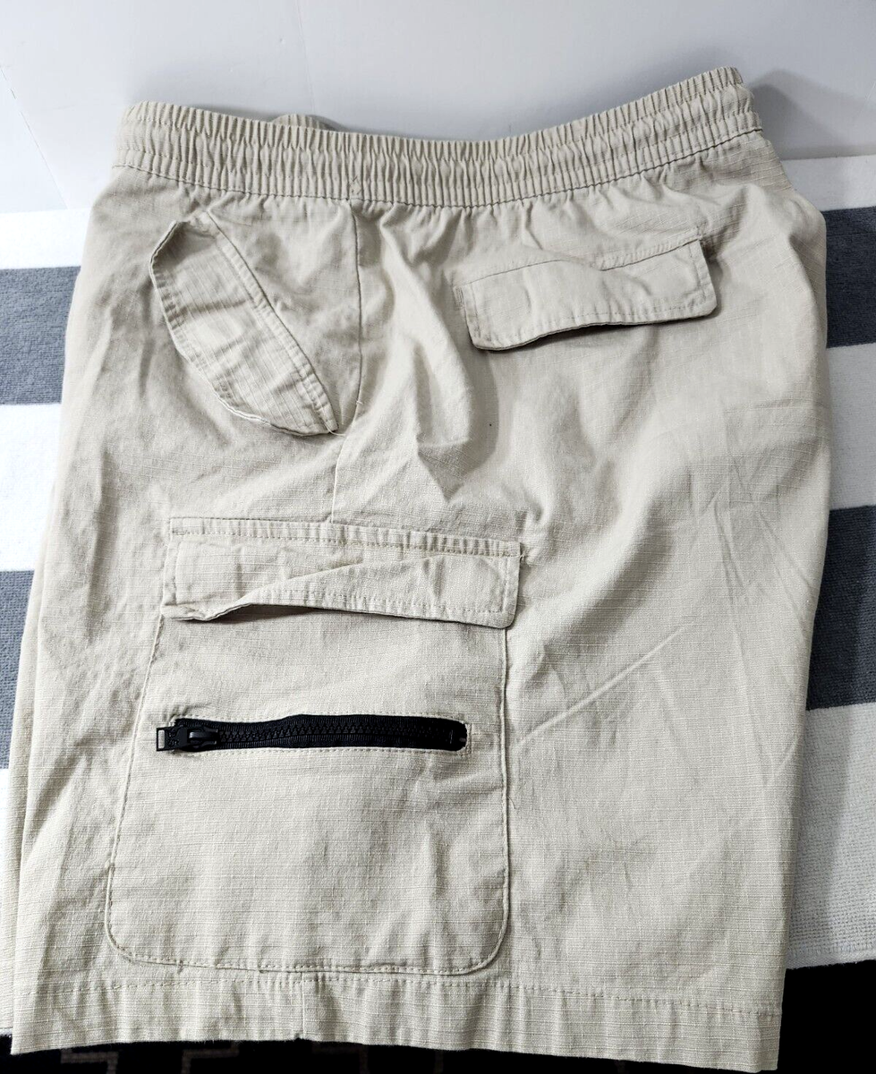 SNOOP DOGG Supply Pull On Cargo Shorts Elastic Waist Draw String