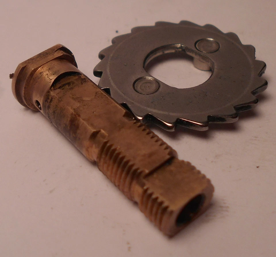 Carrete de pesca vintage Lew's Speed BB-1 EJE DE TRANSMISIÓN DE MANIVELA PARTE Lew Lews Foto 2 de 2