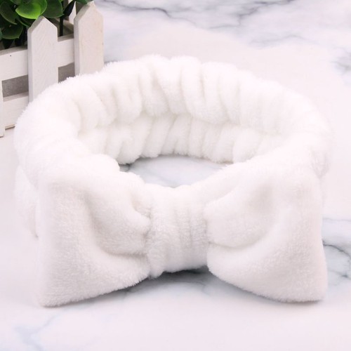 Women Coral Fleece Wash Face Hairbands Elastic Big Eye Snail Makeup Headband 1PC - Bild 15 von 34