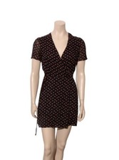 REFORMATION Printed Wrap Dress (SIZE 2)