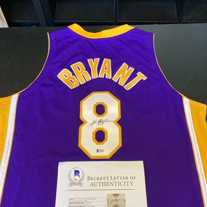 kobe bryant authentic signed jersey