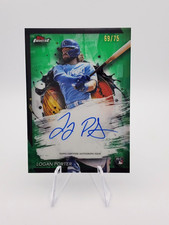 2024 Topps Finest Green Refractor #FA-LP Logan Porter RC AUTO /75