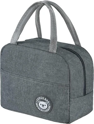 Sac Isotherme Repas 6L Lunch Bag Petit Panier Repas Étudiant Bureau Pique-nique - Photo 1/4