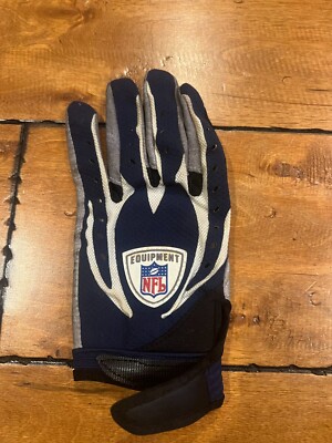NFL EQUIPMENT REEBOK GAME USED BLUE FOOTBALL