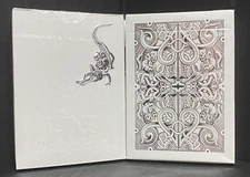 Silver Gatorbacks Playing Card Deck~David Blaine~Free Shipping
