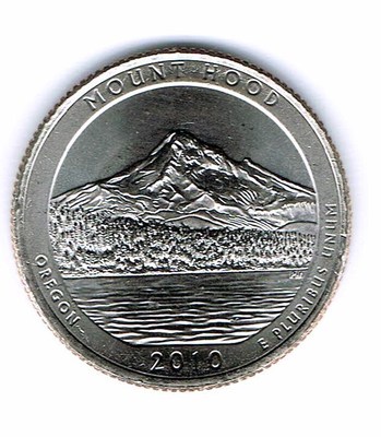 2010-D Brilliant Uncirculated Mount Hood National Forest Quarter Coin!