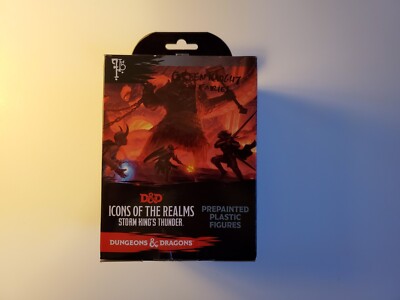  Dungeons & Dragons ''Storm Kings Of Thunder'' Collectible Figures In The Box