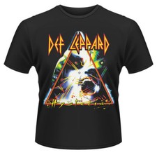 Def Leppard T Shirt Hysteria Album Official Licensed Black Mens Rock Merch NEW