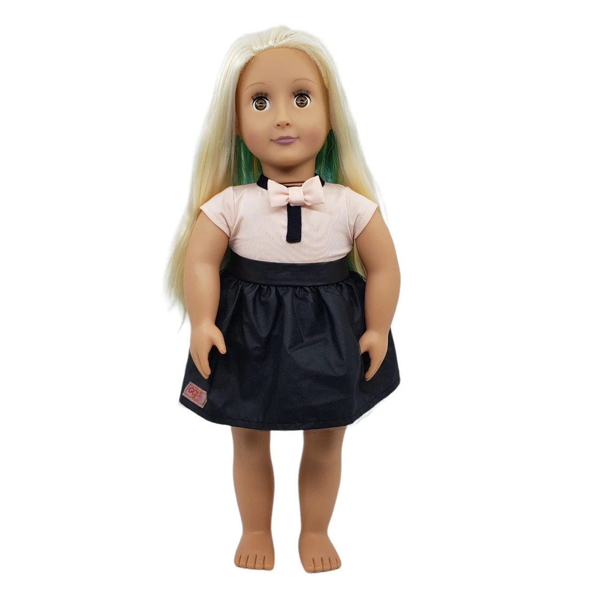 Our Generation Amya Deco Doll Blonde Green Hair Hazel Eyes Fashion Toy 18  in