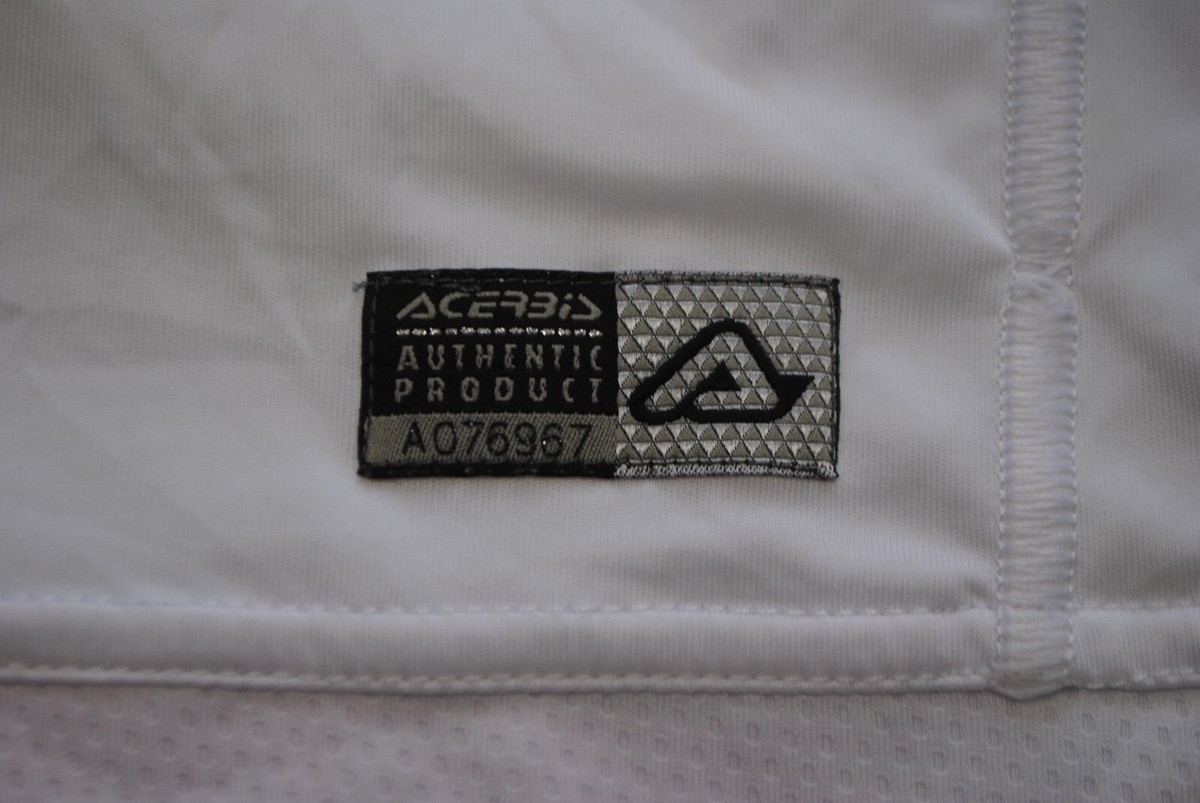 Maillot Lugano FC 2017-2018 – Acerbis – Europa League – Homme Taille L – Blanc