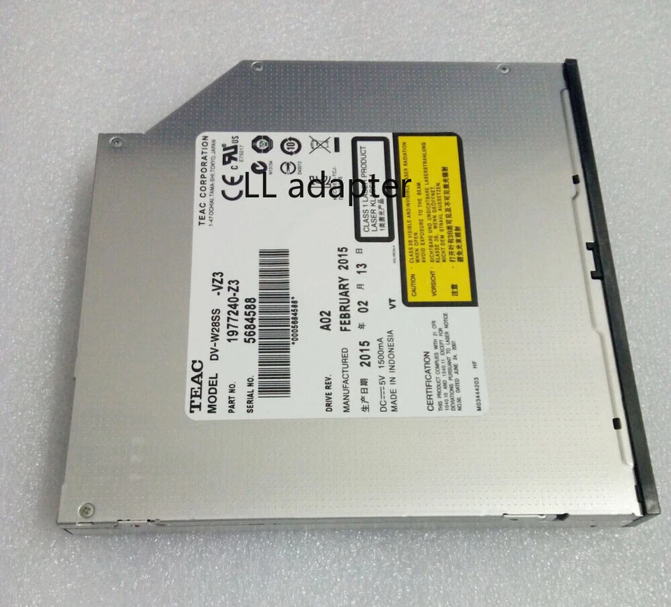 TEAC DV-W28SS SATA Slot Load CD DVD Rewriter Burner Drive 12.7mm DVD RW Burner - Image 4 of 4